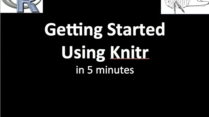 Learn knitr in 5 Minutes