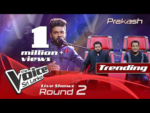 Prakash K. | #Uppena - Nee Kannu Neeli Samudram | Live Shows Rounds 02 | The Voice Sri Lanka class=