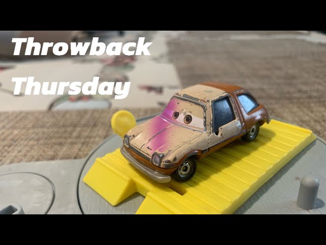 Disney Pixar Cars 2 2013 Tubbs Pacer with paint spray review