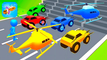 Shape shifting 🚲🚁🚗 All Levels Gameplay Walkthrough Android,ios Max Level PT56