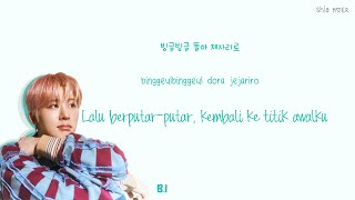 B.I (비아이) 관람차 (Ferris wheel) (feat.Heize) [Han/Rom/Ina] Color Coded Lyrics Lirik TerjemahanIndonesia