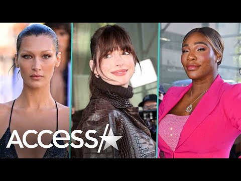 Anne Hathaway & Bella Hadid & Stun At Michael Kors Show