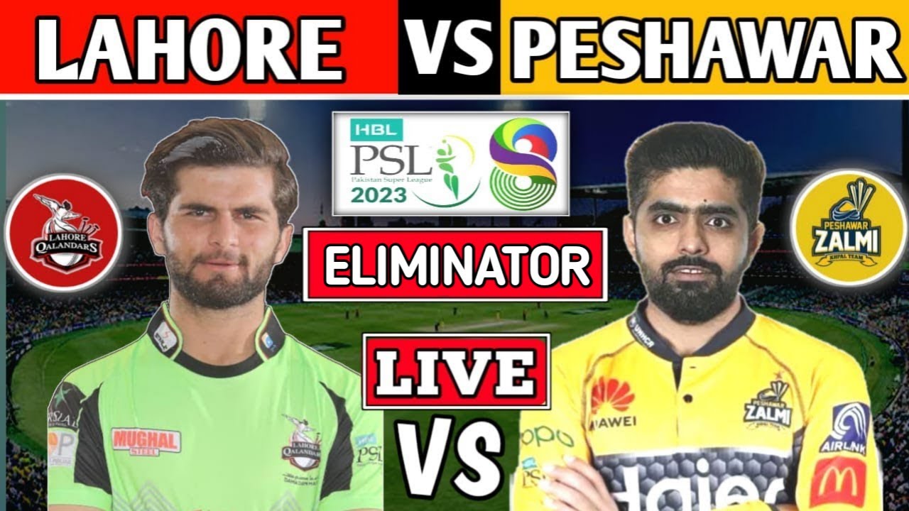 Lahore Qalandars Vs Peshawar Zalmi Live | LQ vs PZ | Eliminator 2 - PSL 2023