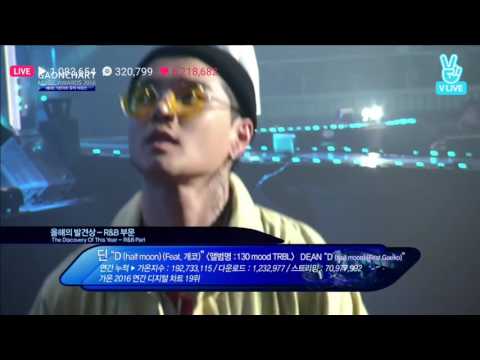 170222 딘 가온차트 DEAN GAON CHART AWARD R&B Discovery Speech
