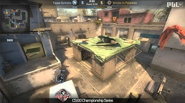 EnVyUs vs NiP on de_mirage @ CS:GO Championship Series (CS:GO NiP vs nV) Game 1