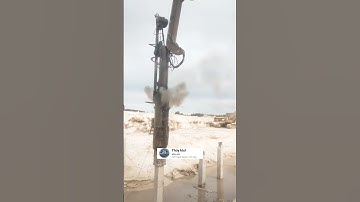 vô tình xem được máy ép cọc bê tông cực mạnh #shortsfeed