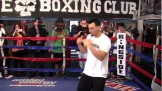 Robert Guerrero Shadow Boxing For Andre Berto Fight screenshot 5