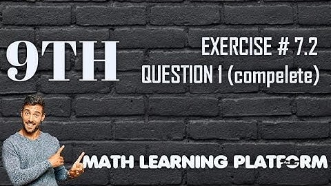 Exercise 7.2 || Question 1(Complete )|| Class 9 Math