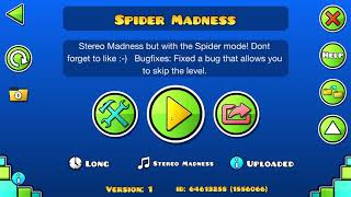 Spider Madness by ZenithGMD [me] // Geometry Dash screenshot 4