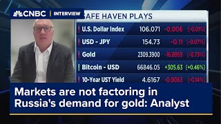 Markets are not factoring in Russia's demand for gold: Analyst