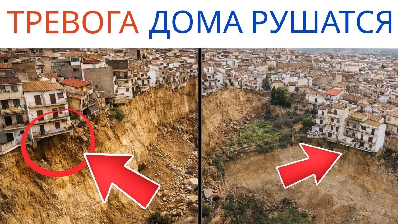 Сицилия на грани: здания продолжают рушиться на глазах жителей