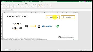 Amazon order import automation from Seller Central into AllOrders  & Quickbooks using excel macros