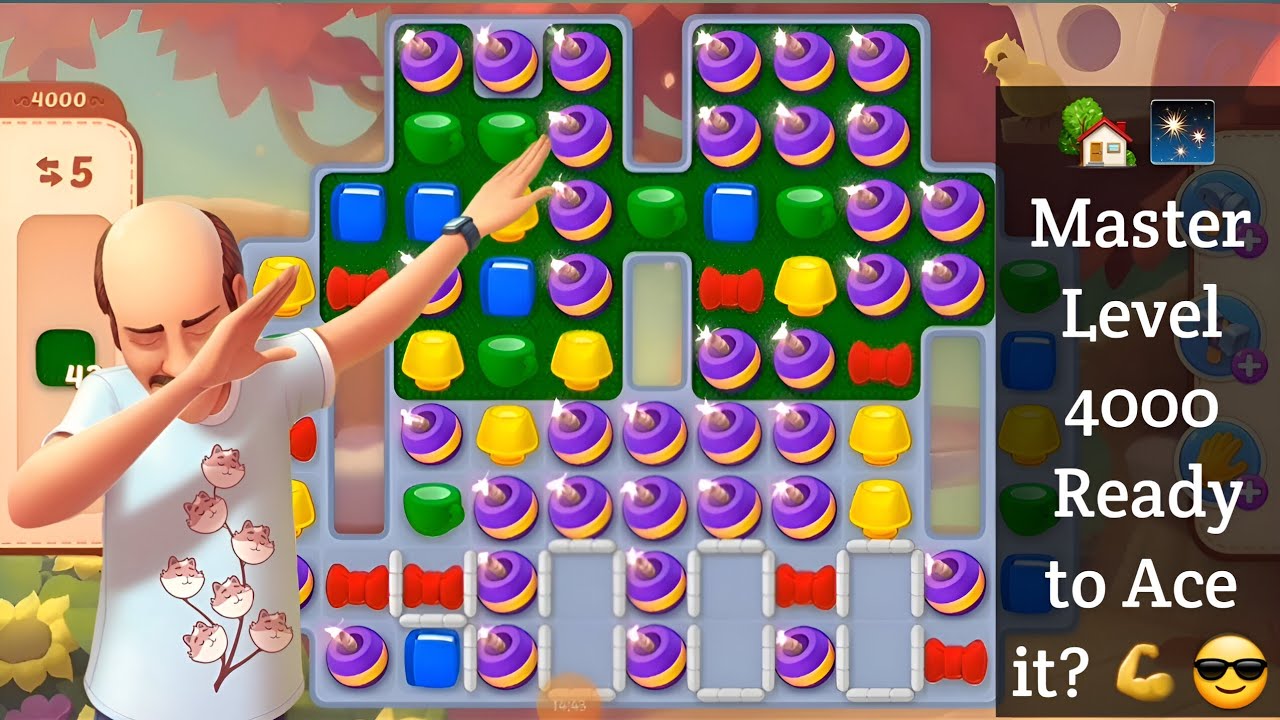 Homescapes level 4000 HD | @GardenHomeEscap