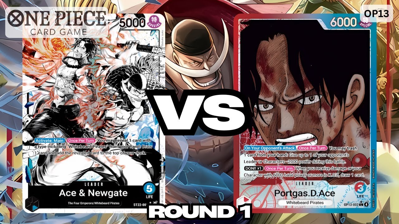 Ace & Newgate против RU Ace | Геймплей местного турнира OP13 | 1 раунд