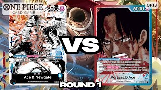 Ace & Newgate VS RU Ace | OP13 Locals Gameplay | Round 1