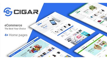 Cigar - Mega Shop eCommerce Bootstrap 4 Template | Themeforest Website Templates and Themes