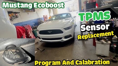 Ford Mustang TPMS sensor replacement program and calibrate