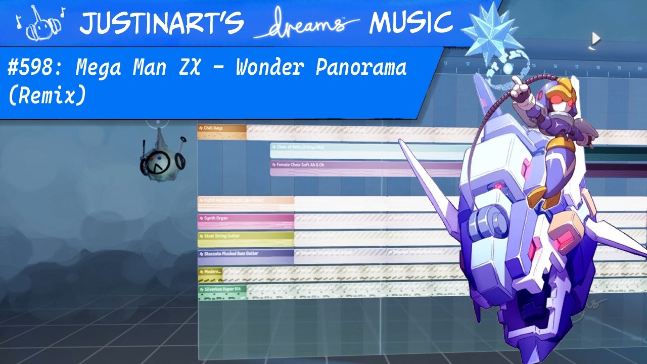BGM ターニングポイント Mega Man ZX - Wonder Panorama (JustinArt Remix), Dreams PS4 Music