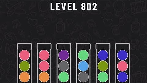 Ball Sort Puzzle Level 802 #ballsortpuzzle #ballsortpuzzlegameplay #puzzlegame #mobilegames