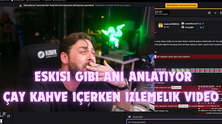 Elraenn "Eskisi Gibi ANI Sohbet Muhabbet" Çay Kahve İçmelik Video