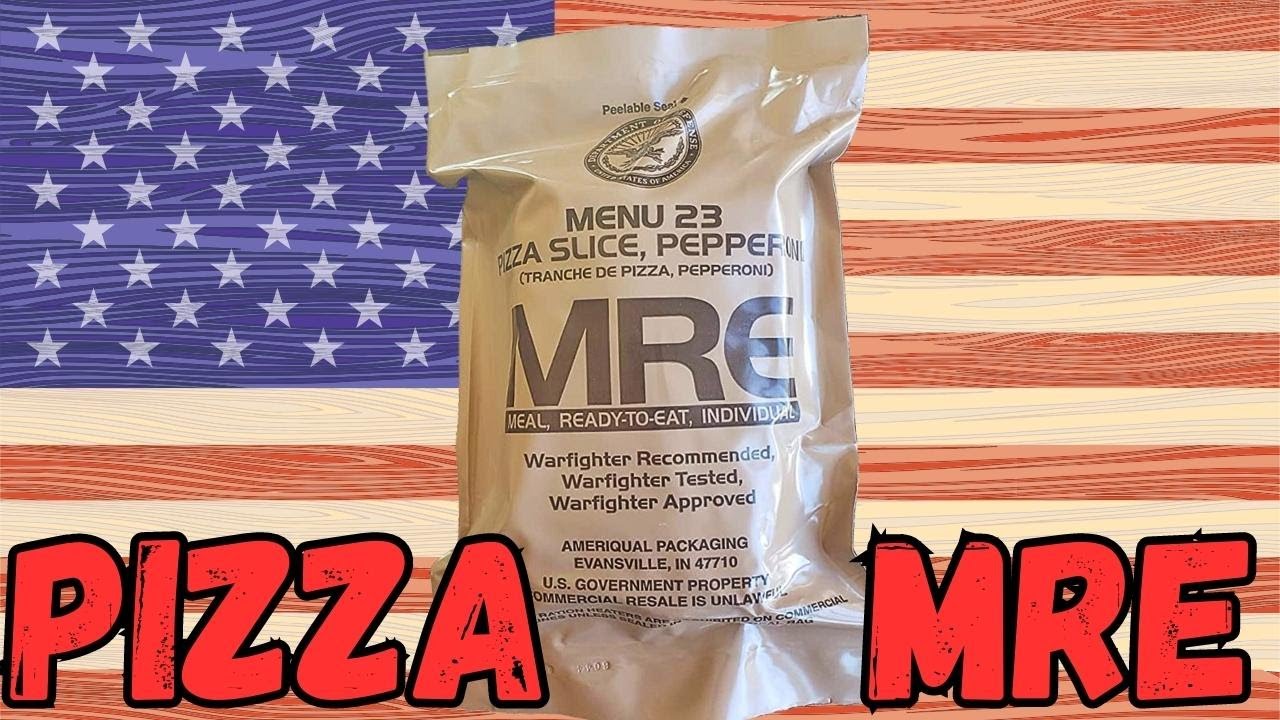 Probando COMIDA MILITAR con PIZZA PEPPERONI de ESTADOS UNIDOS, MRE Menu 23