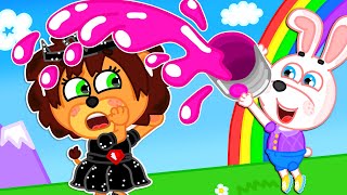 Liam Family USA | Pink vs Black Challenge with Wednesday | Family Kids Cartoons