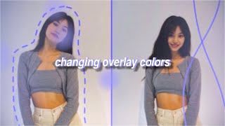 Details changing overlay colors | after effects News