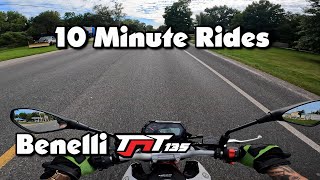 10 Minute Rides: 2023 Benelli TNT 135  Raw Audio (100% Unmodified Bike)