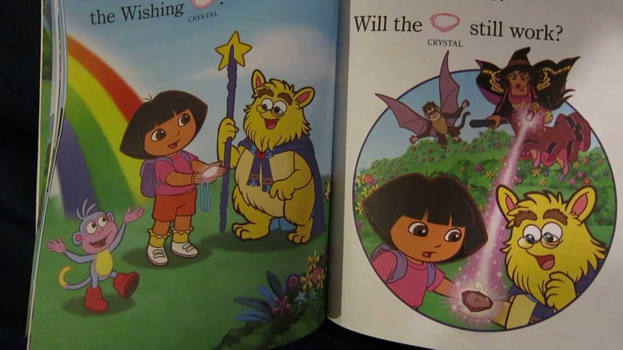 Dora the Explorer Dora's Wizzle World Adventure read aloud story book ...