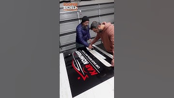 Making a Custom Signboard | Vinyl Print & Application on ACM Panel | Sooper Signs Melbourne