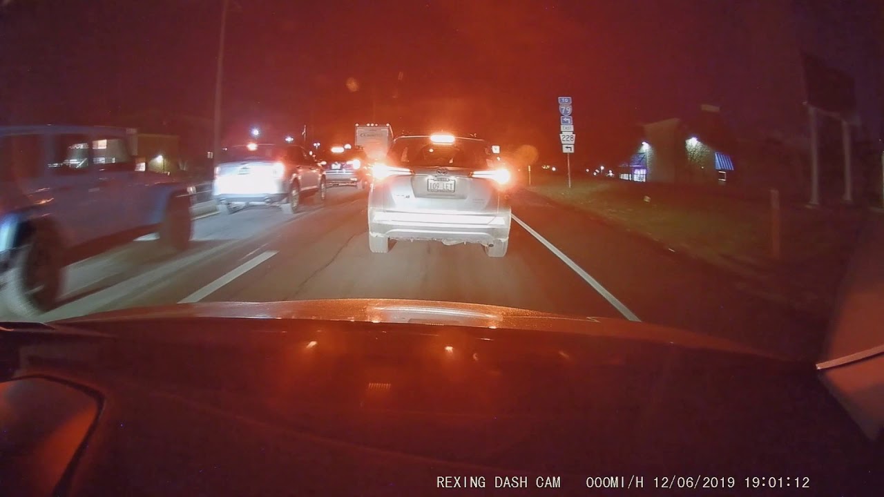 Idiot driver almost causes a wreck on dash cam - YouTube