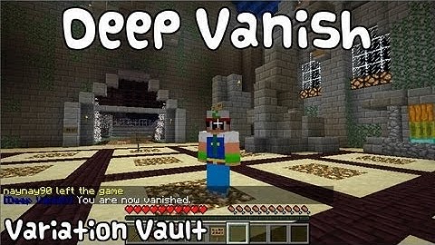 Minecraft Bukkit Plugin - Deep Vanish - Go invisible!