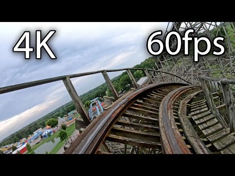 Kentucky Rumbler front seat on-ride 4K POV @60fps Beech Bend