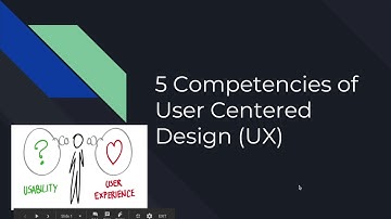 5 Competencies of User-Centered Design pt. 1