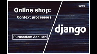 Famous Online Shop: Context processor part 9 Profile