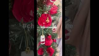 diy japan redrosechristmastreechristmas2023christmastreeflowerchristmastree