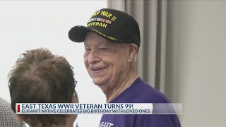 East Texas WWII veteran, community leader celebrates 99th birthday