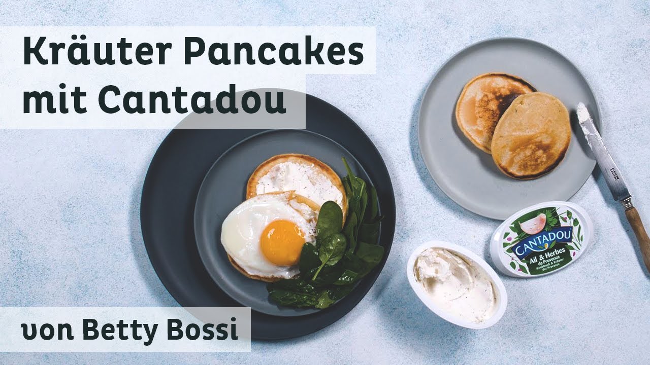 Krauter Pancakes Mit Cantadou Rezept Von Betty Bossi Youtube 