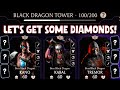 Beating FATAL Black Dragon Tower Battle 100 in MK Mobile TWICE! Was It Worth It?