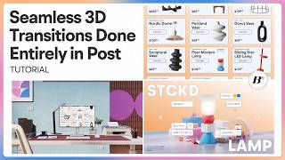 Seamless 3D to 2D Transitions: An After Effects Match Cut Workflow