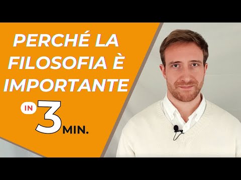 Video: Perché la filosofia è una disciplina importante?