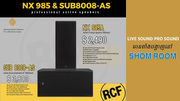 RCF NX985A AND SUB 8008-AS | Review