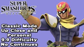 Super Smash Bros. Ultimate Classic Mode 9.9 Intensity No Continues Captain Falcon
