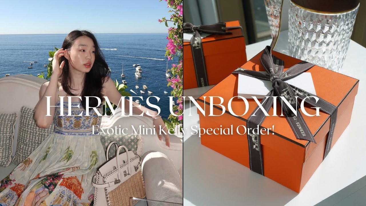 Распаковка ко дню рождения HERMÈS 2025 | Специальный заказ Exotic Mini Kelly, новая система Hermè...
