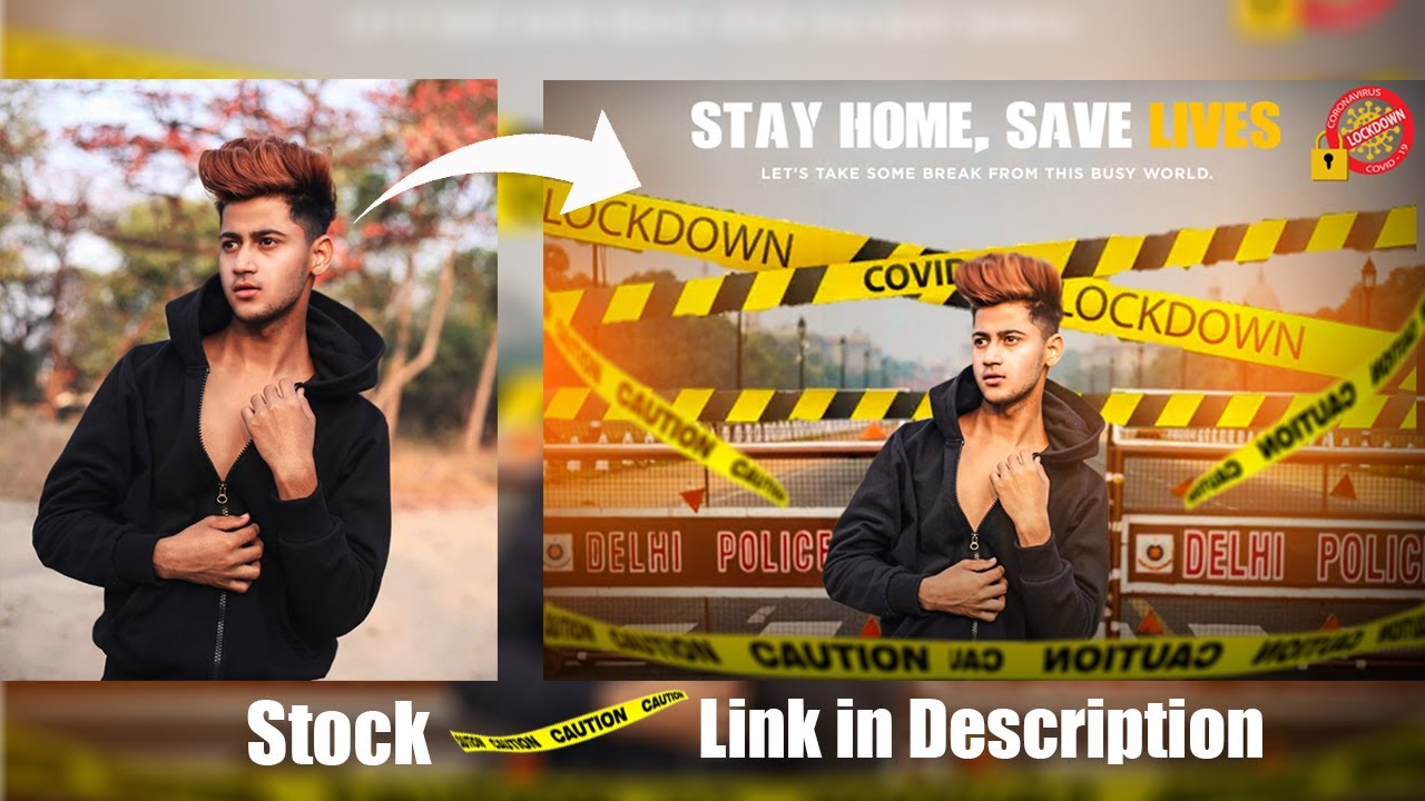 LOCKDOWN Concept Manipulation Photoshop | Edit Sense