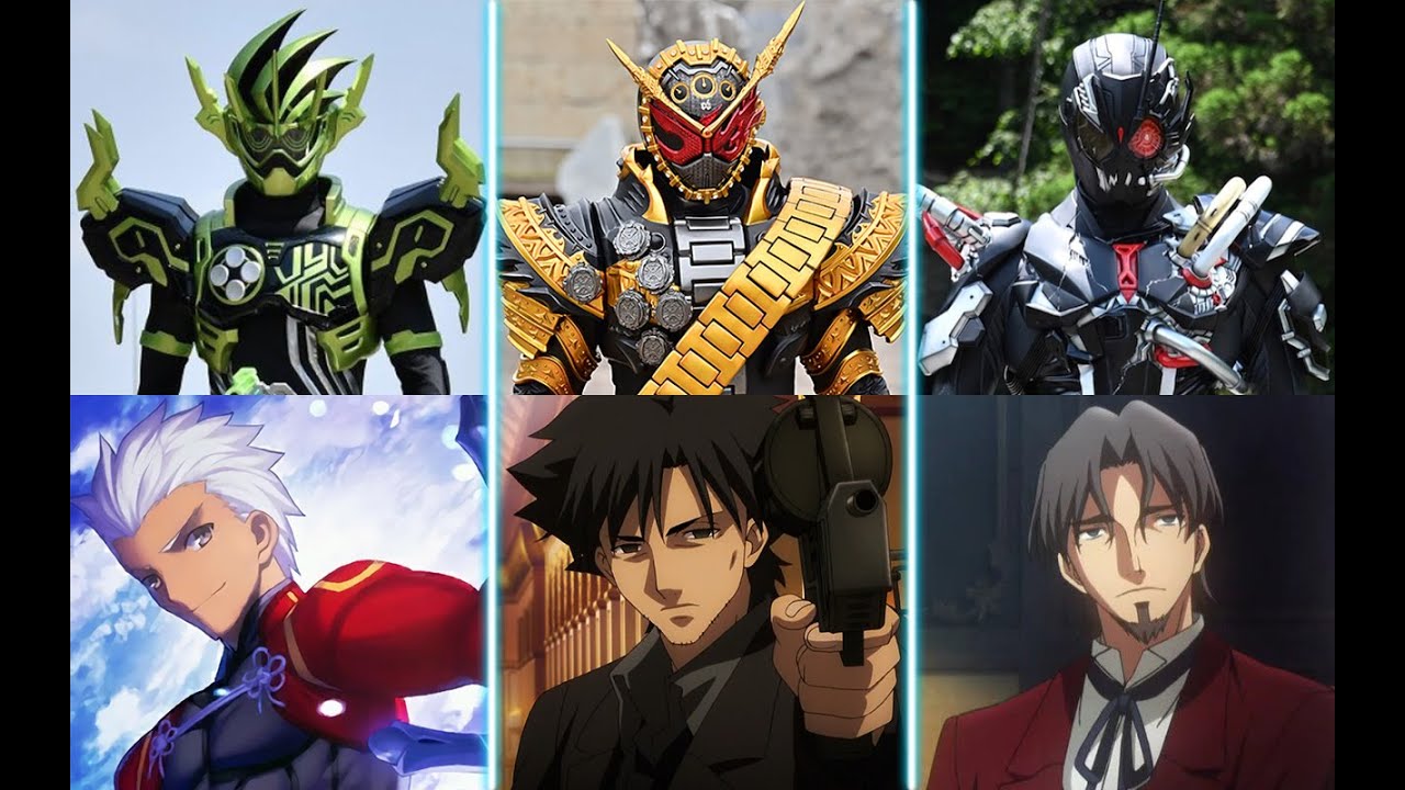 仮面ライダー 声優が演じたアニメキャラまとめ Part1 Kamen Rider Voice Actors In Anime And Games Part1 Youtube