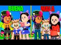 FAMILIA BUENA vs FAMILIA MALA en PK XD (FAMILIA PK) 🐸 SIMBA NALA SANTI