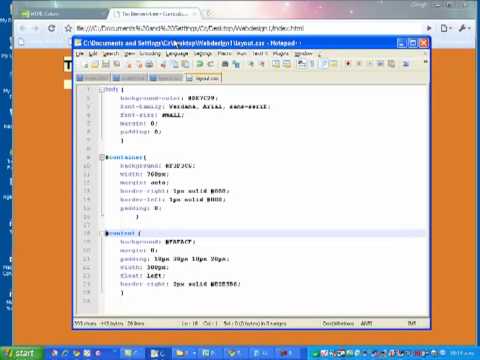 PART 05 Continued Use of CSS Styling the Container, Contents ...