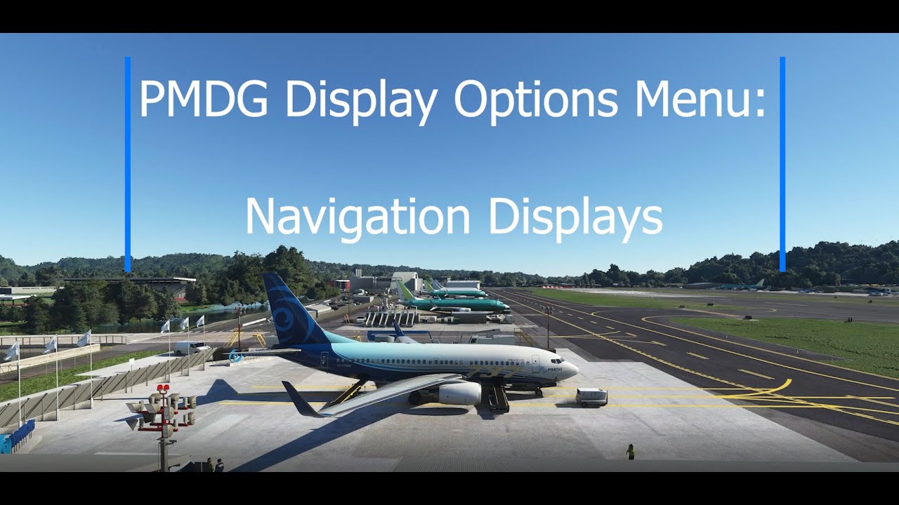 PMDG 737 for MSFS 007: Display Options - Navigation Displays - YouTube