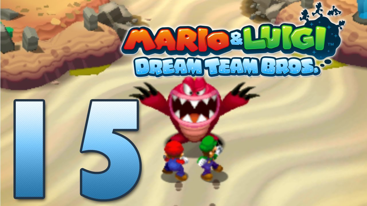 Let's Play Mario & Luigi: Dream Team Bros - Part 15 - Das Monster aus ...